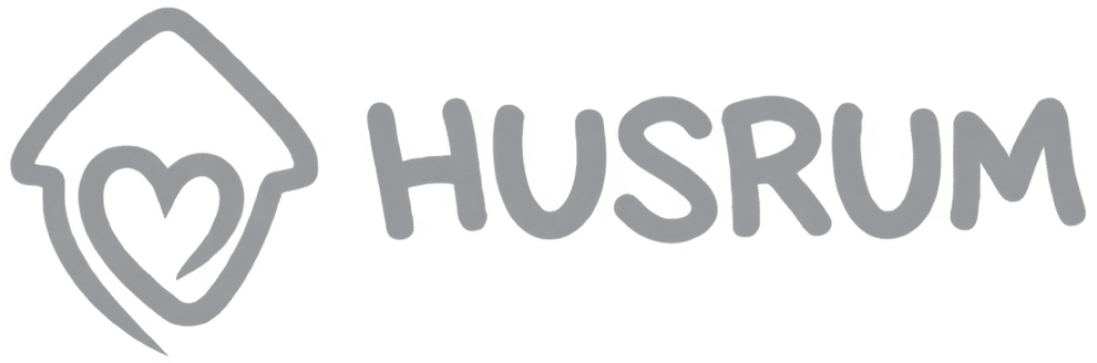 husrum logo gråt